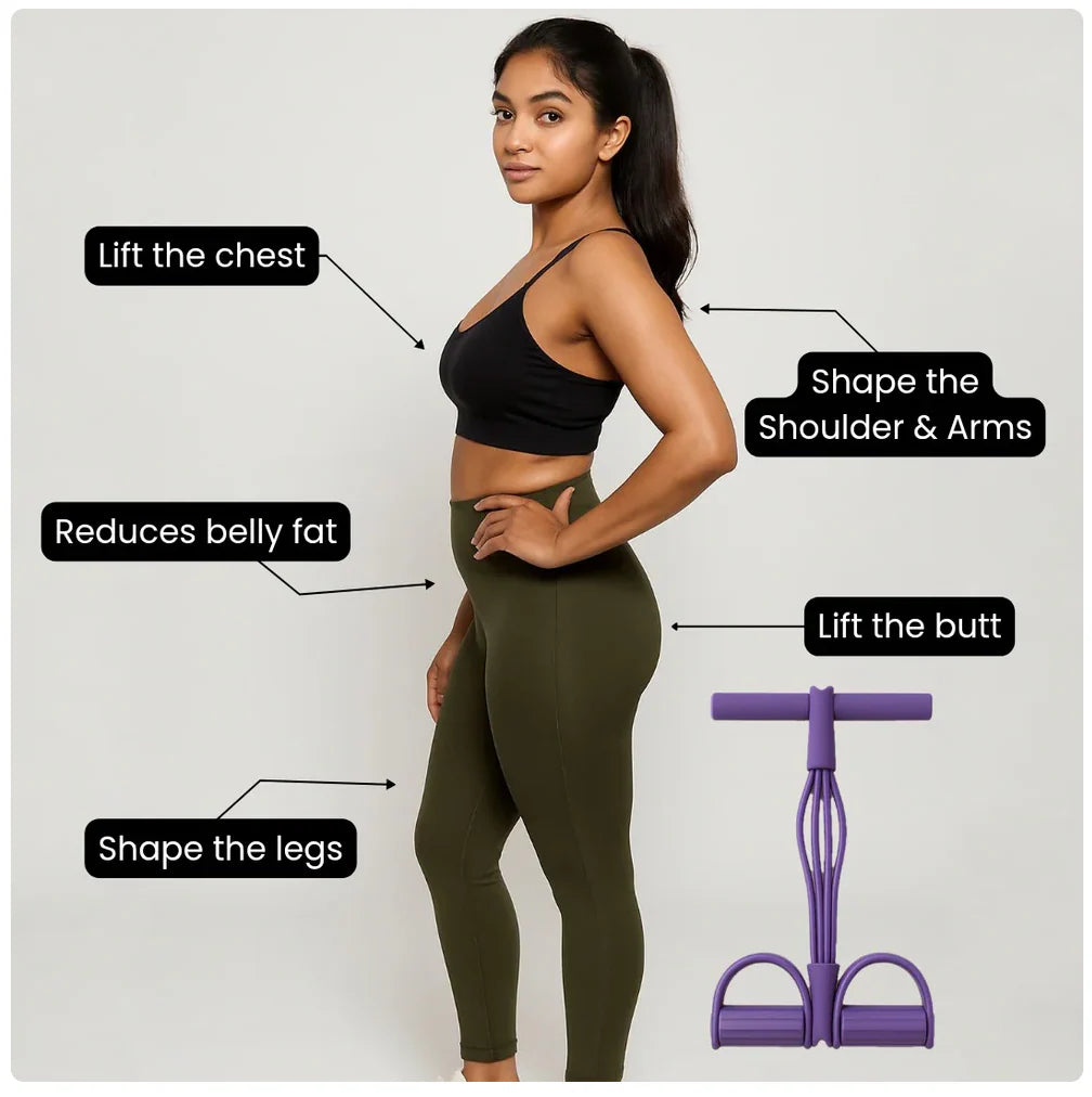 Yoga Pedal Puller Resistance Band Fitness Equipment